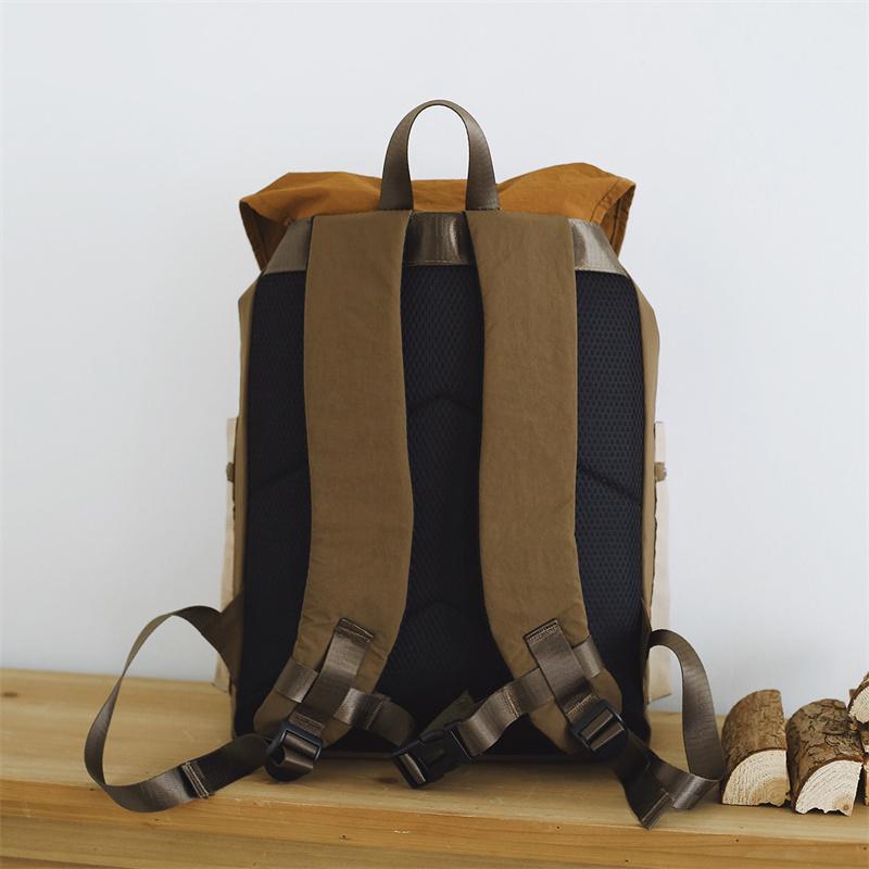 Color Block Rucksack Unisex Pendler Outdoor Reise Rucksack mit großer Kapazität