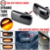 2xDynamic LED Side Marker Light Turn Signal Lamp For Jeep Compass Patriot Dodge Nitro Journey Acenger Fiat Freemont Chrysler 300