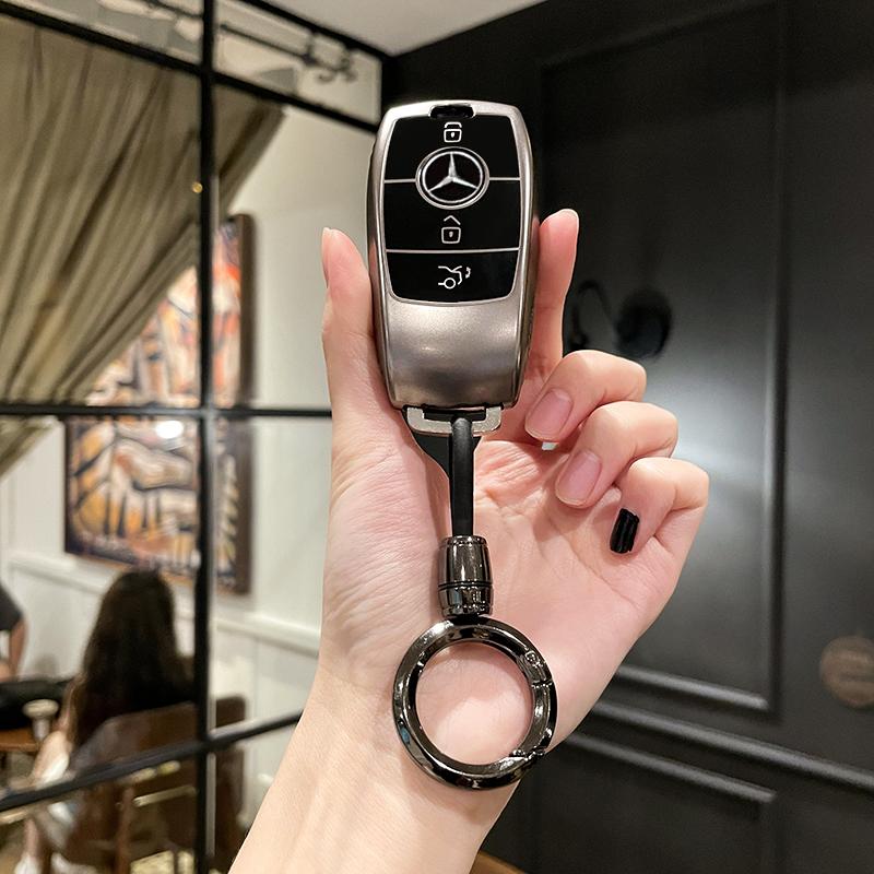 For 2024 Mercedes-Benz EQESUV key cover EQE350 car EQE500 dedicated high-grade frosted full-wrap shell buckle