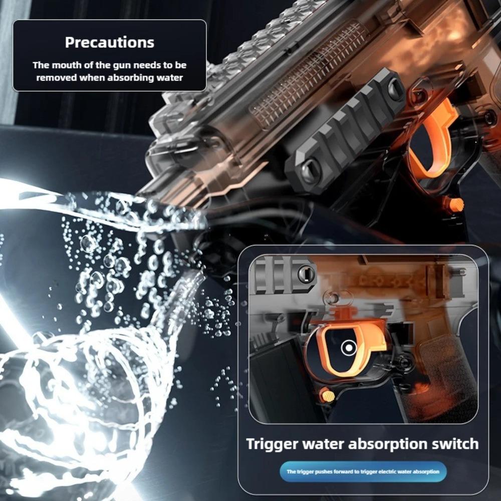 MK3 Simulation Shooting Flames Electric Water Gun Self Absorbent Water Automatic Continuous Water Guns Kids Summer Outdoor Toys