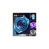 Geneva Rainbow LED Wristwatch Black Color Changing Display Water Resistant Design