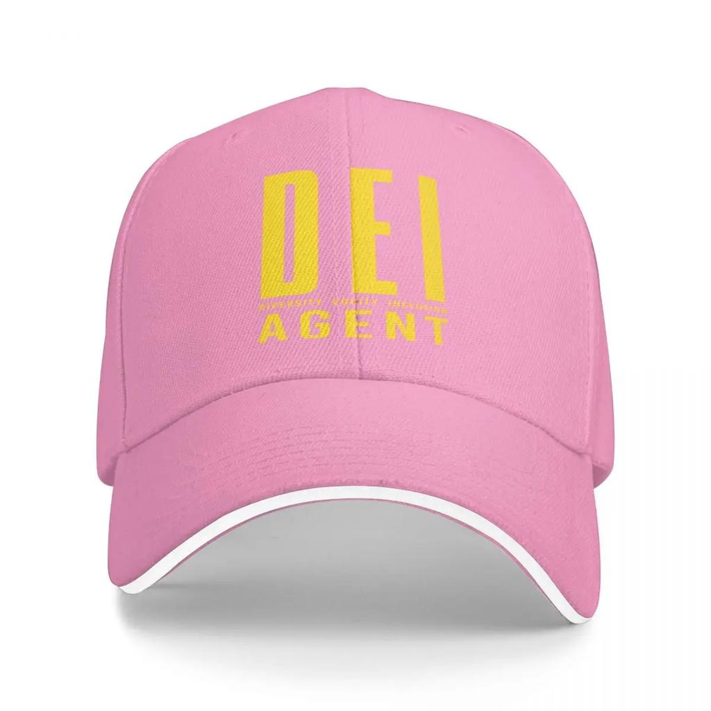 DEI Agent Baseball Cap Golf Hat Rave funny hat Hats Woman Men's