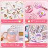 20Pcs No Repeat Water Cup Stickers Waterproof Scrapbooking Stickers  Campus Students Decoration