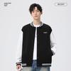 Mark Hua Fei Men's Loose-Fit Korean Style Baseball Jacket
