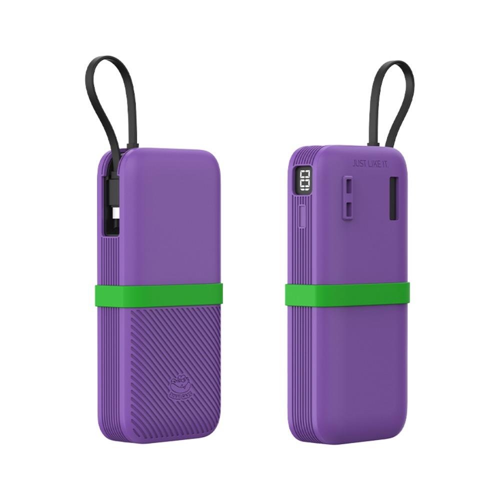 Solid Color Silicone Case Shockproof Carrying Case for CUKTECH CP25 20000mAh Power Bank 55W Travel
