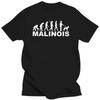 Funny Malinois Evolution T Shirt Men Cotton Fashion T-shirt Short Sleeve Belgian Shepherd Malinois Dog Tee Tops Slim Fit Appare