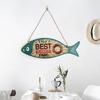 Unique Summer Hanging Sign Stylish Mediterranean Style Decorative Wall-mounted  Plate Ornament