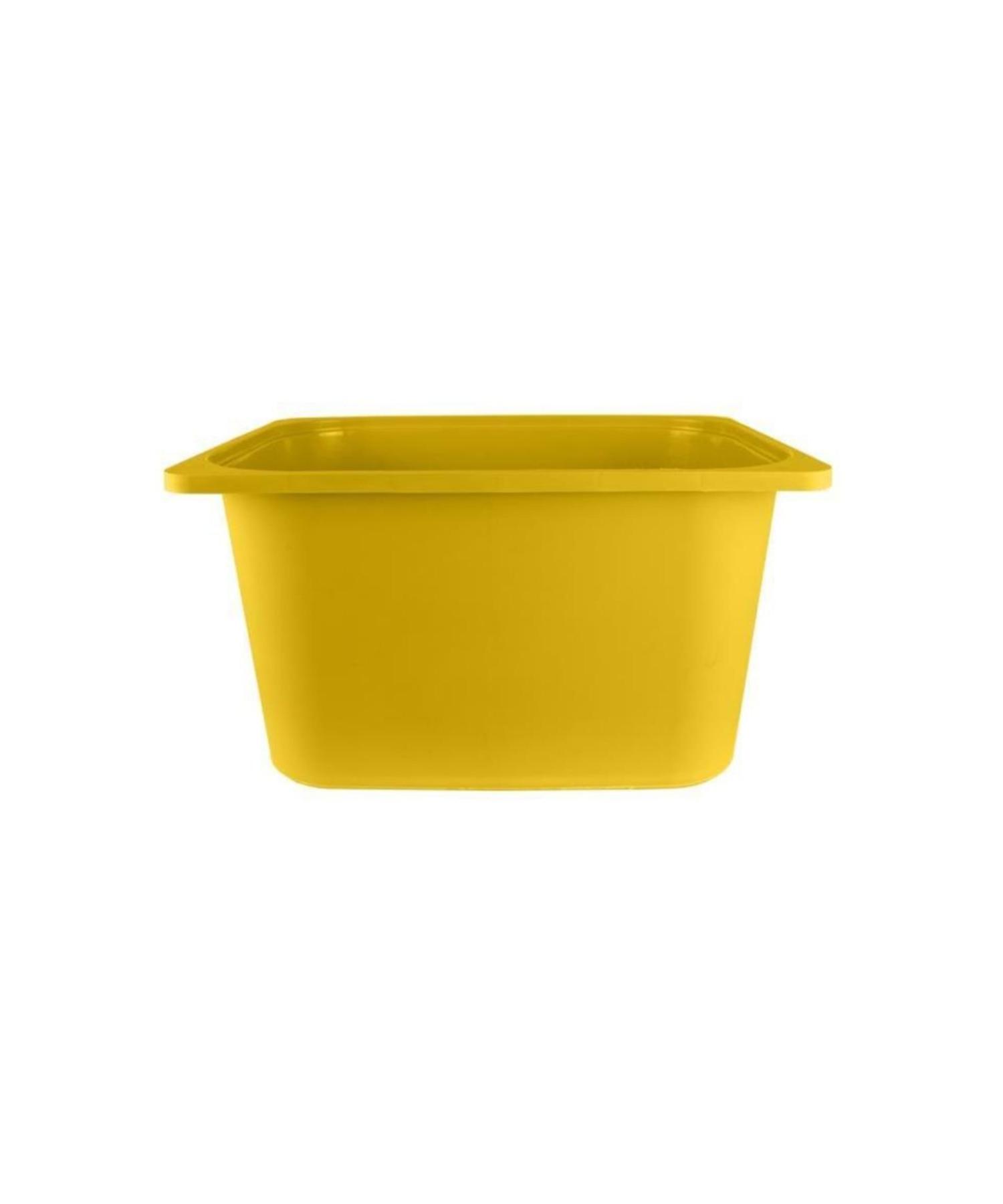 

Желтая глубокая корзина