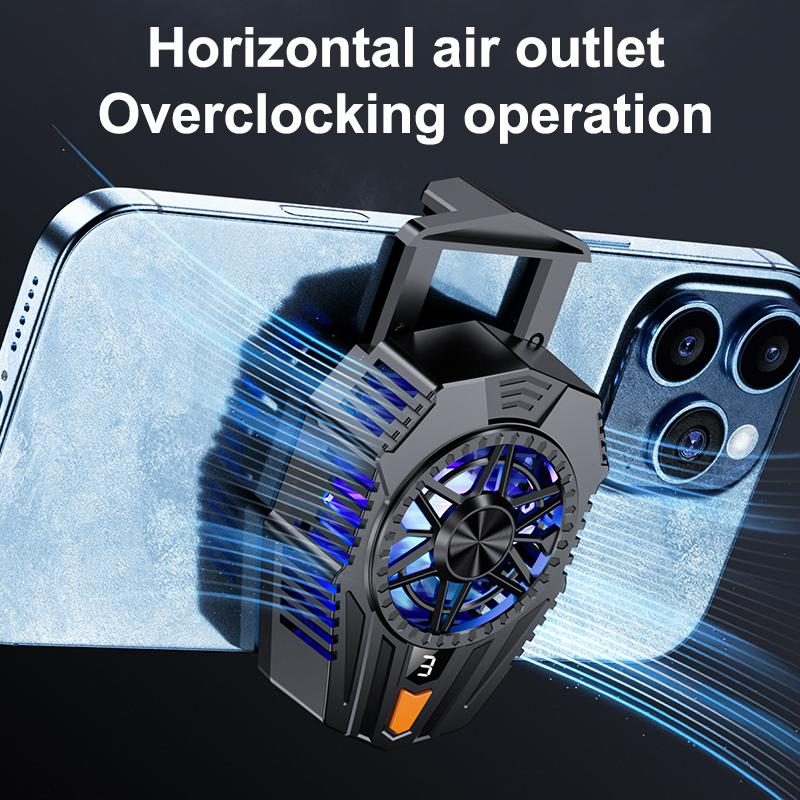 Mobile Phone Cooler Cooling Fan Radiator For PUBG Phone Cooler Back-clip Semiconductor Game Air Cooling Fan