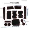 Car Door Groove Mat Anti-slip Slot Pad for Renault Austral E-Tech Hybrid 2022 2023 2024 2025 Auto Interior Trim Accessories