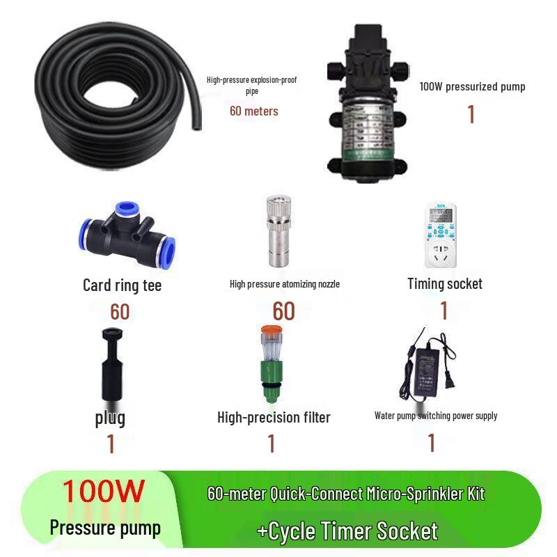 Automatic Spray System for Dust Suppression & Disinfection
