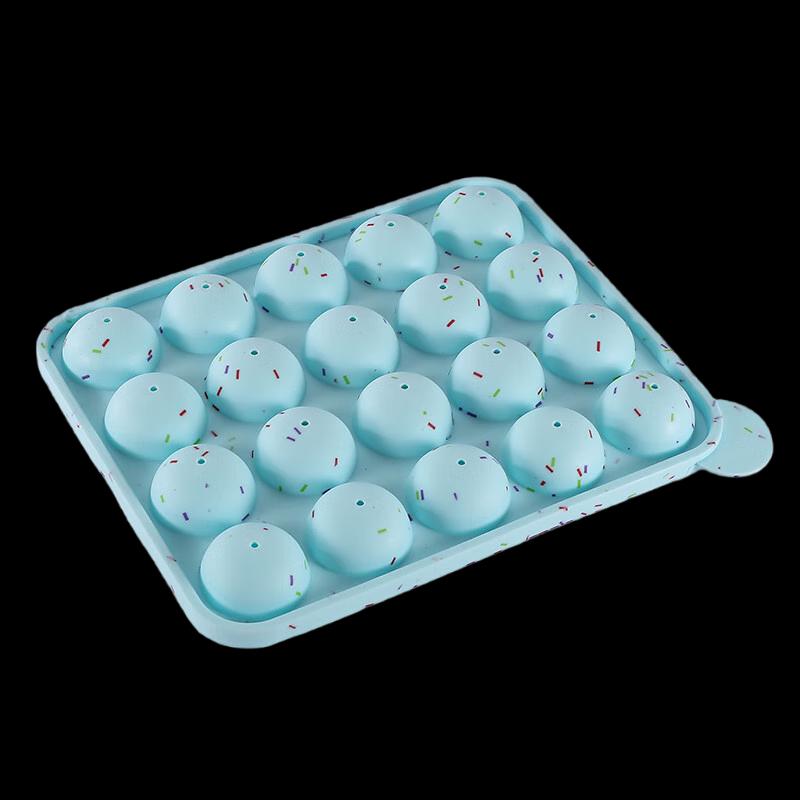 Silicone Round Ice Ball Maker Tray with Lid