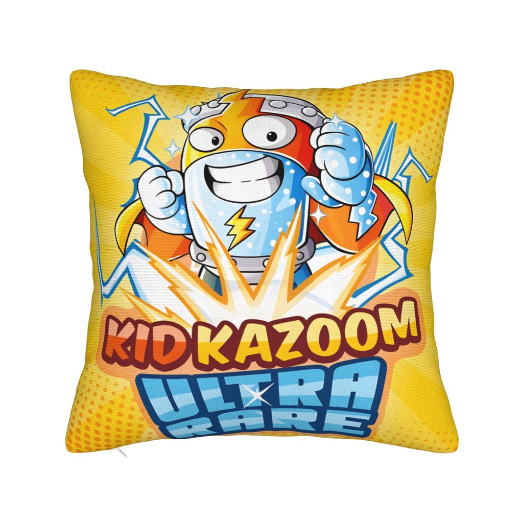 Super Zings Game Pillow Cover  Comfy Cushion Cover Cute Funny Pillow Case For Living Room Bed Chair