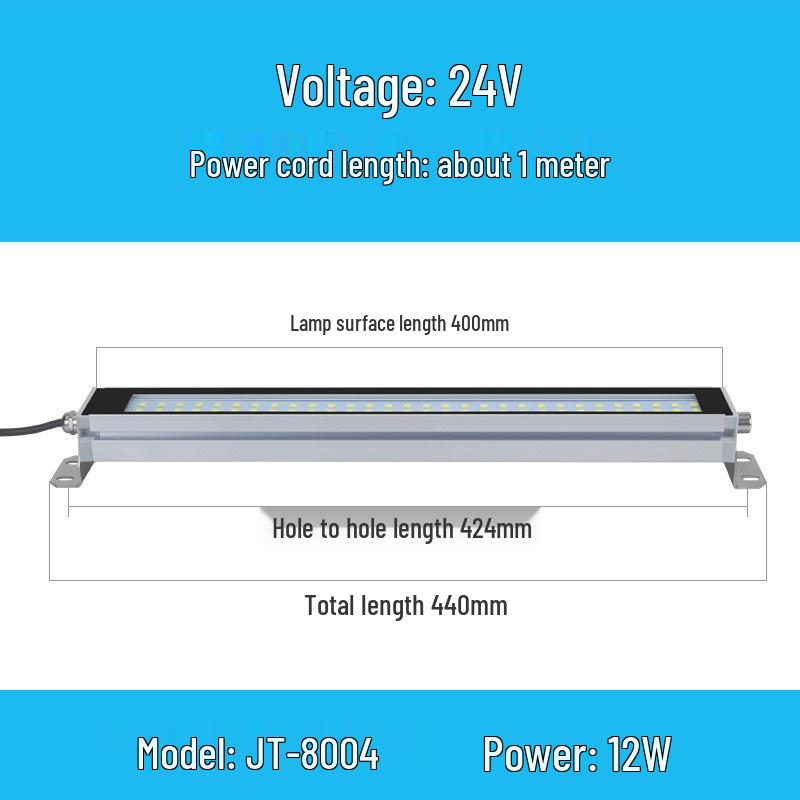 Waterproof Explosion-Proof LED CNC Machine Tool Light - Fluorescent Three-Proof Lamp