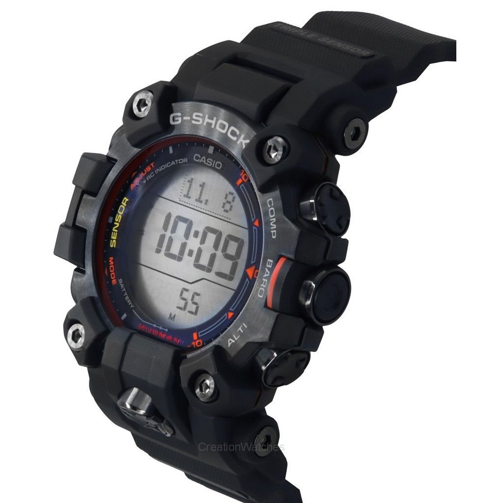 Casio G-Shock Master Of G-Land Mudman Digital Bio-Based Resin Strap Solar GW-9500MEC-1 200M Men's Watch