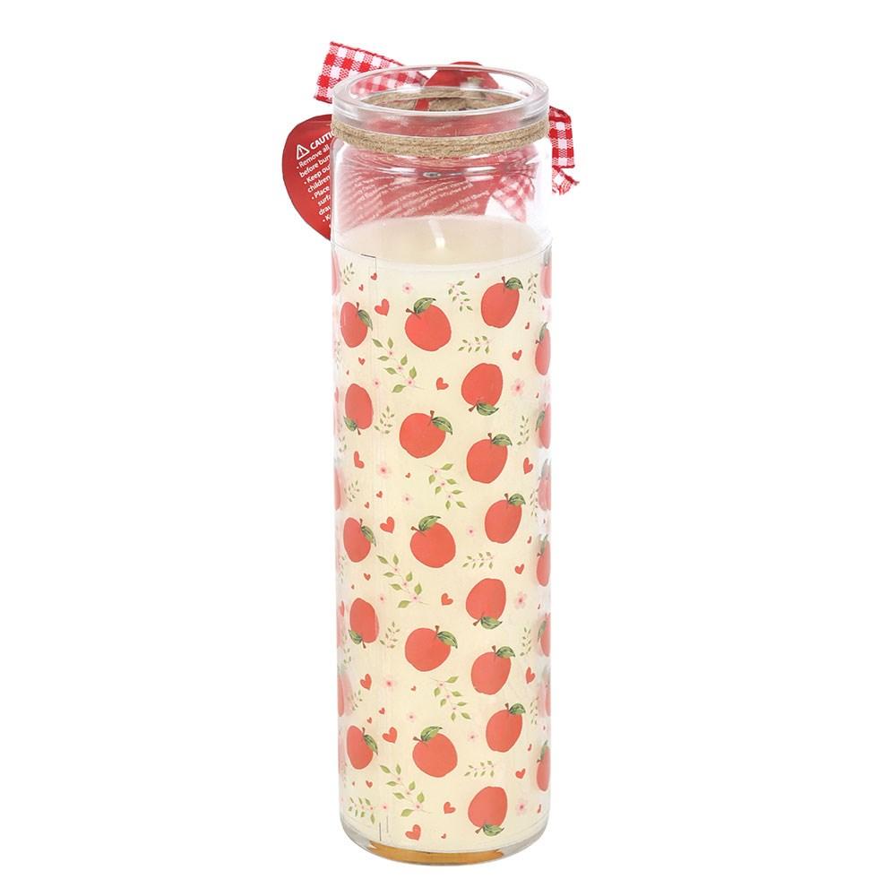 Something Different Apple Pie Print Tube Candle