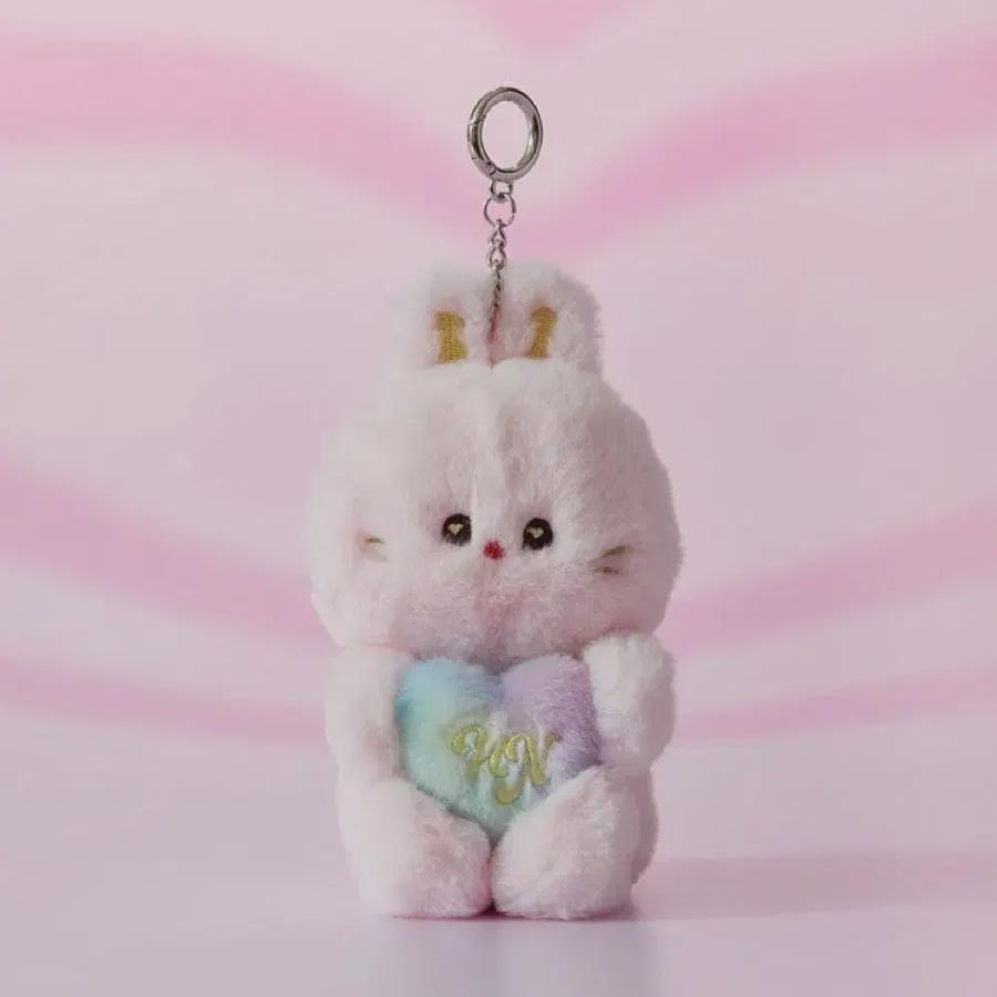 Newjeans Bunini Message Doll Keyring Pink