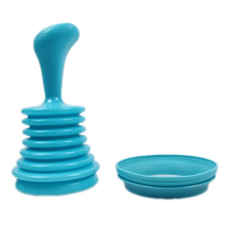 Powerful Bathroom Drain Plunger For Hair Clog Removal Rubber Construction MultiPurpose Sink Shower Cleaning Tool