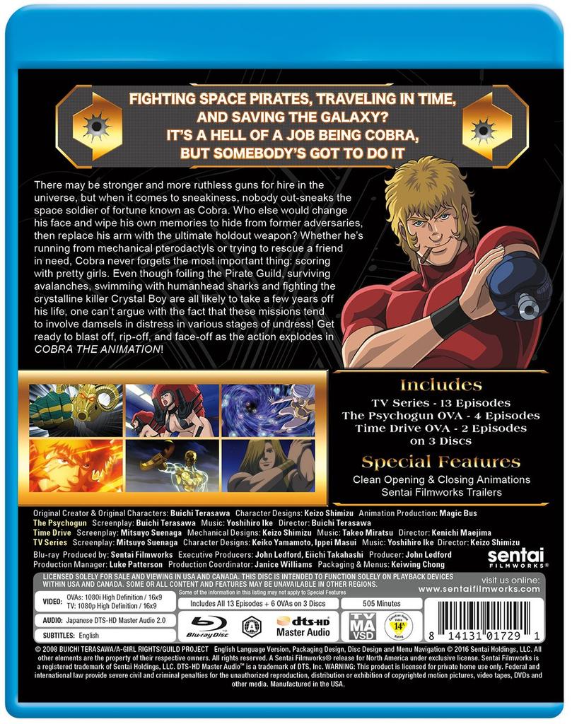 Cobra COBRA THE ANIMATION