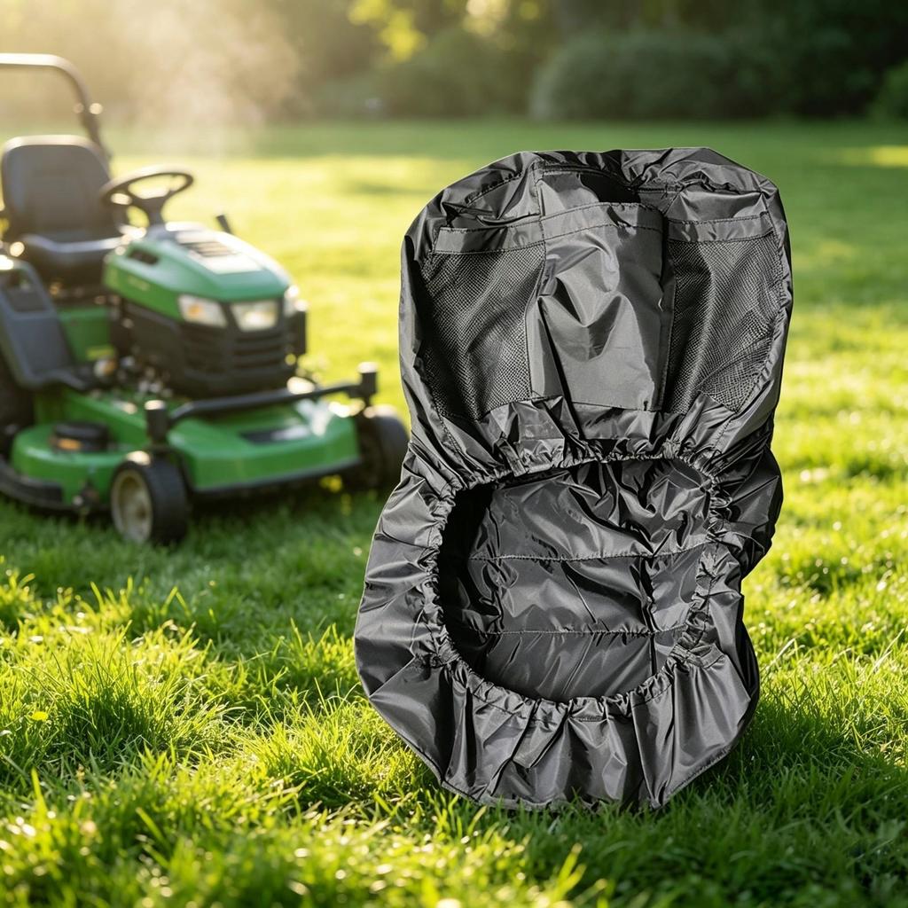 Mower Seat Cover Long-Lasting Protector with Pocket Non-Slip