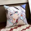 Game HHonkai SStar RRail Cushion Cover Reversible Soft Durable Pillow Cover Home  Car MultiScene Use for Daily Comfort