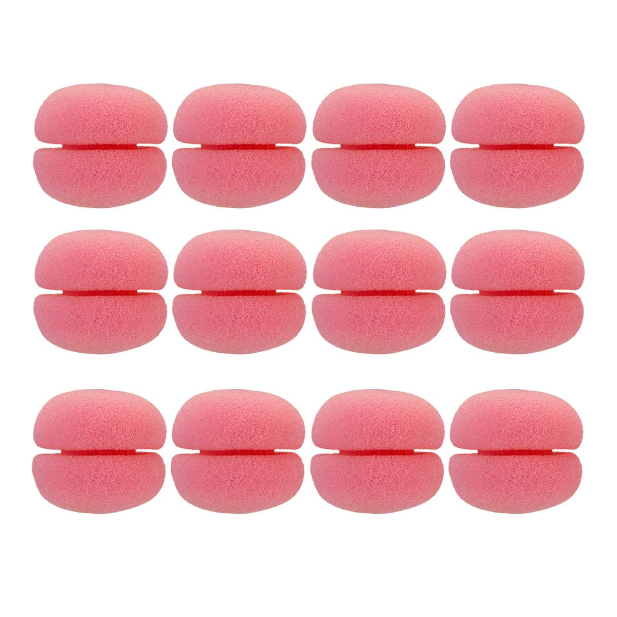 

6/12/18/24 шт./компл. щипцы для завивки волос, губка, шарик, без нагрева, для женщин, для сна, на ночь, для ленивых девушек, для влажных и сухих коротких и длинных волос, инструменты для укладки 12pcs розовый