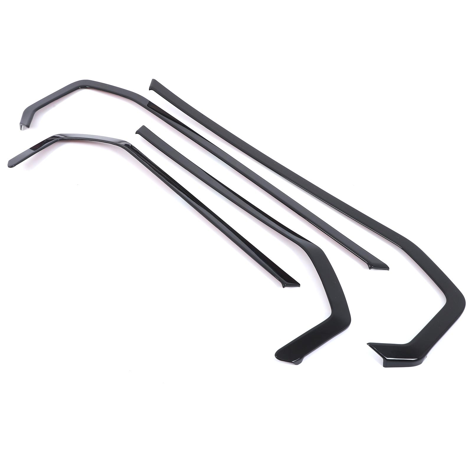 

For BMW 7 Series G70 2026-2026 ABS carbon fiber/Glossy black Car Door Inner Door Trim Strip Trim Sticker Interior Accessories
