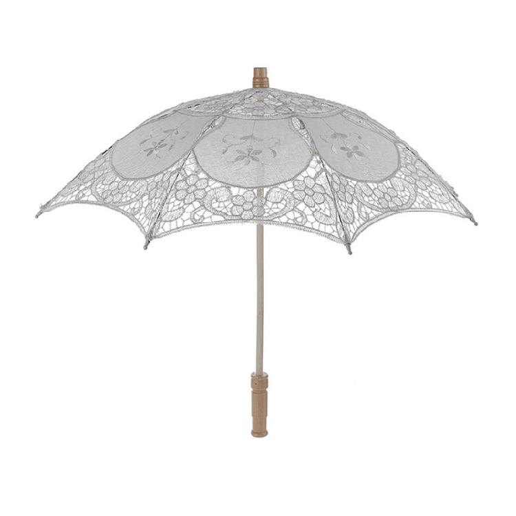 Lace Parasol Elegant Lace Umbrella for Outdoor Party Photo Props Decorative Parasol Lacework Umbrella for Garden