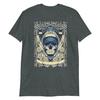 Gothic Skull Unisex T-Shirt Heavy Metal Rock Punk Skull Biker