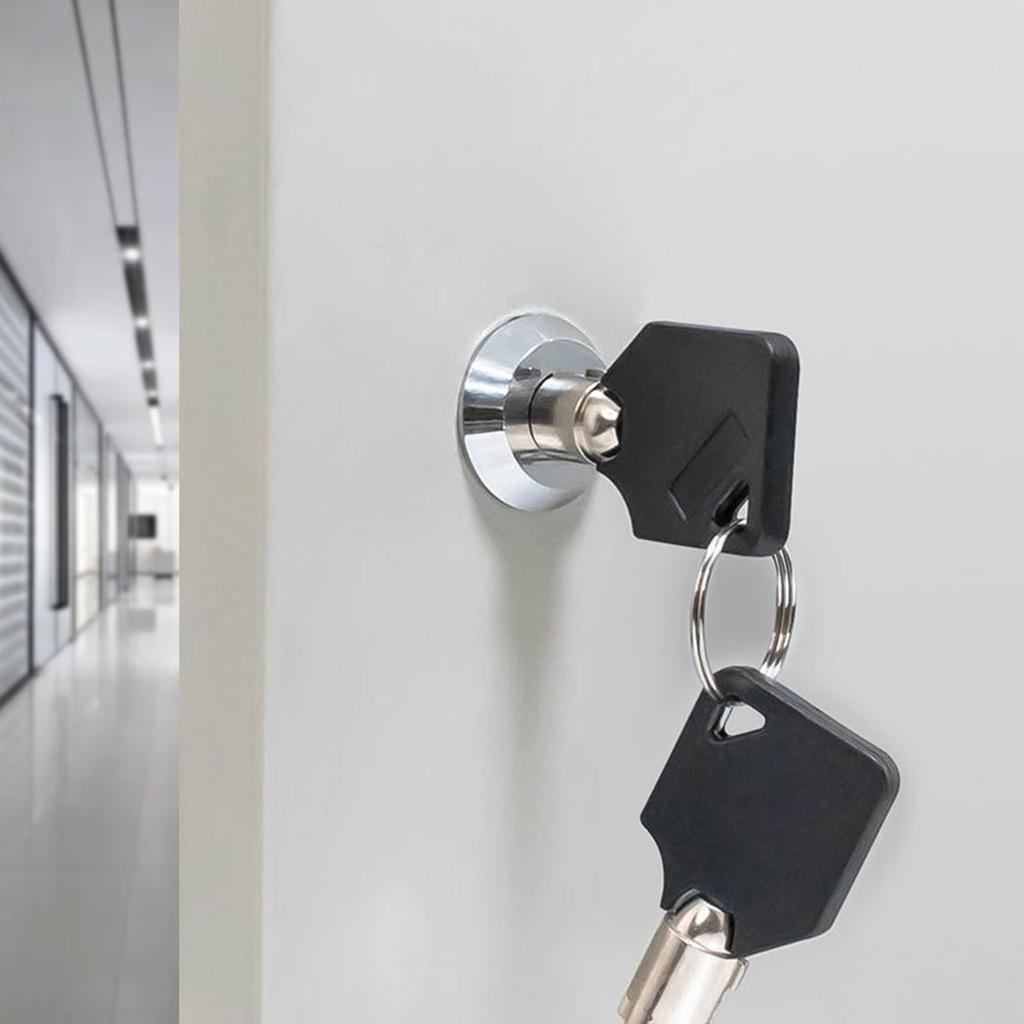 Multipurpose Craftsmans Toolboxes Lock Set Sturdy Stainless Steel Cabinet Drawer Lock with Key Daily Casual Use