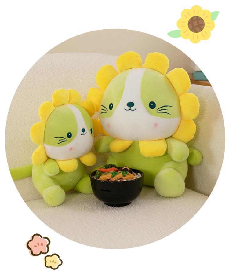 Sunflower Cat Plushies - Wedding Toss and Event Gifts