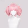 Anime Madoka Kaname Cosplay Synthetik-Perücke Hohe Qualität Rosa Kurze Clip-Pferdeschwänze Hitzebeständiges Haar Party Anime Cosplay-Perücken