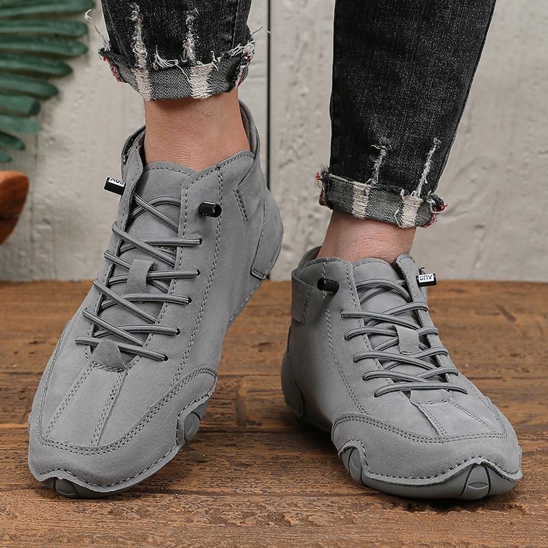 Fashion Mocassin Man Casual Shoes Men's High Top Sneakers Soft Sole Spring Fashion Designer Fashion Loafers Casual Sneakers Large Size