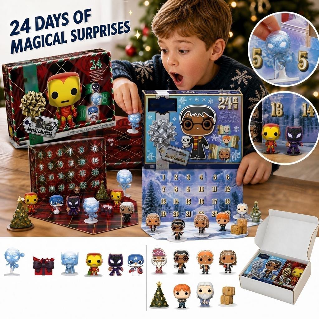 3D -Day Advent Calendar with Toys and Gift Box Packaging