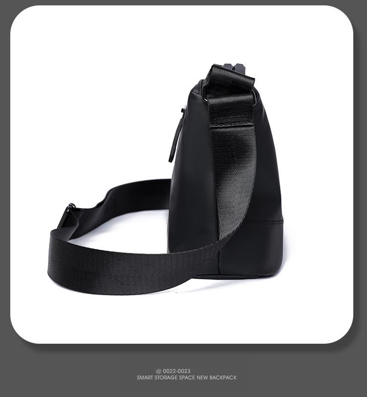 Trendy Men's Korean Crossbody & Shoulder Bag - Waterproof, Multi-Compartment, Large Capacity Backpack