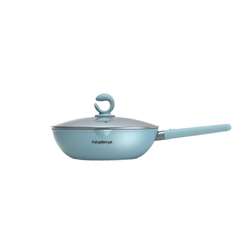 

Zhang Xiaoquan 28cm Fish Pattern Non-Stick Aluminum Wok