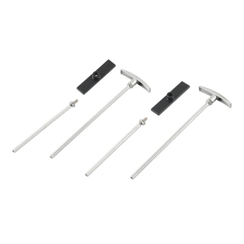 Motorhomes Sewer System 6" and 9" Sanitation Waste Valves Extension Handle Rod Kit, 2Pieces for Effortlessly Maintenance