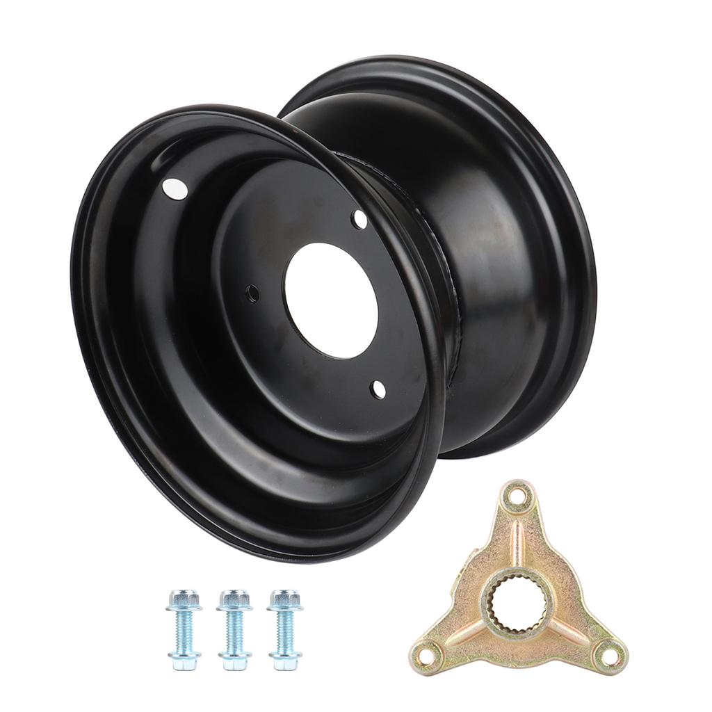 3&4 Holes 7 Inch Front Wheel Hub Rims For 110cc125cc 150cc 200cc 250cc ATV Go Kart UTV Buggy Quad Dirt Bike 7" Vacuum Tyre Parts