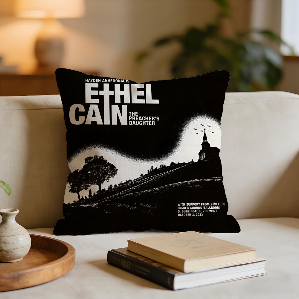 

Singer EEthel CainS Music Album Cushion Cover Short plush pillowcase for bed sofa carwashable 30x30cm