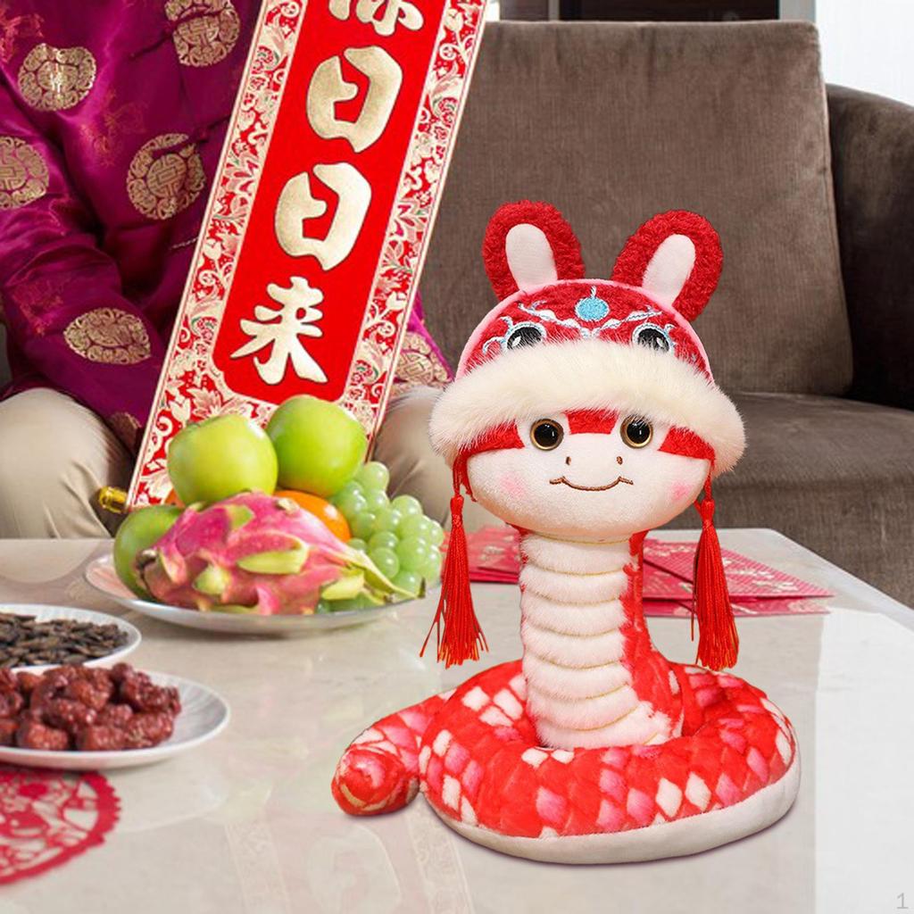 Chinese Snake Plush Toy Animal Figure for Souvenir And Celebrations