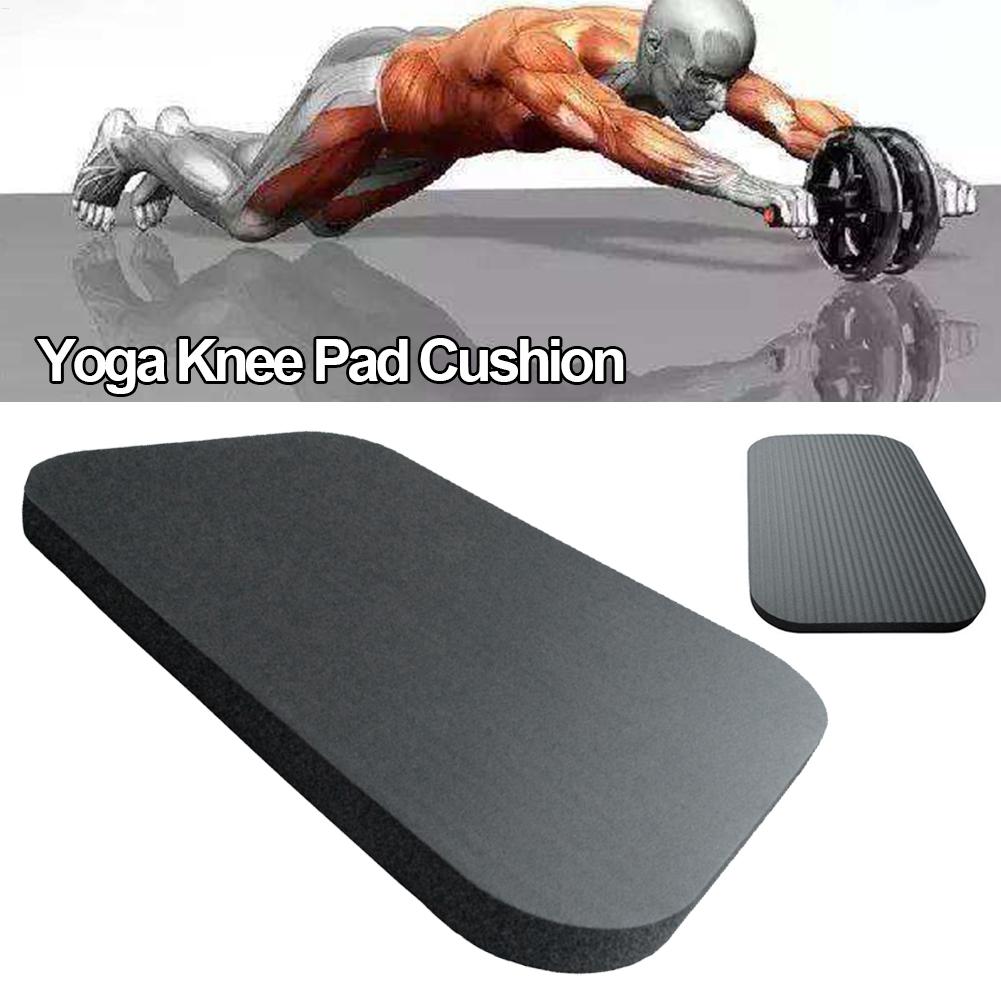 Tapis de Yoga Noir pour Genoux Coussin de Protection Genoux Éponge Coussin de Genou pour Exercice Jardinage Travail dans le Jardin Tapis de Genou de Yoga pour Fitness