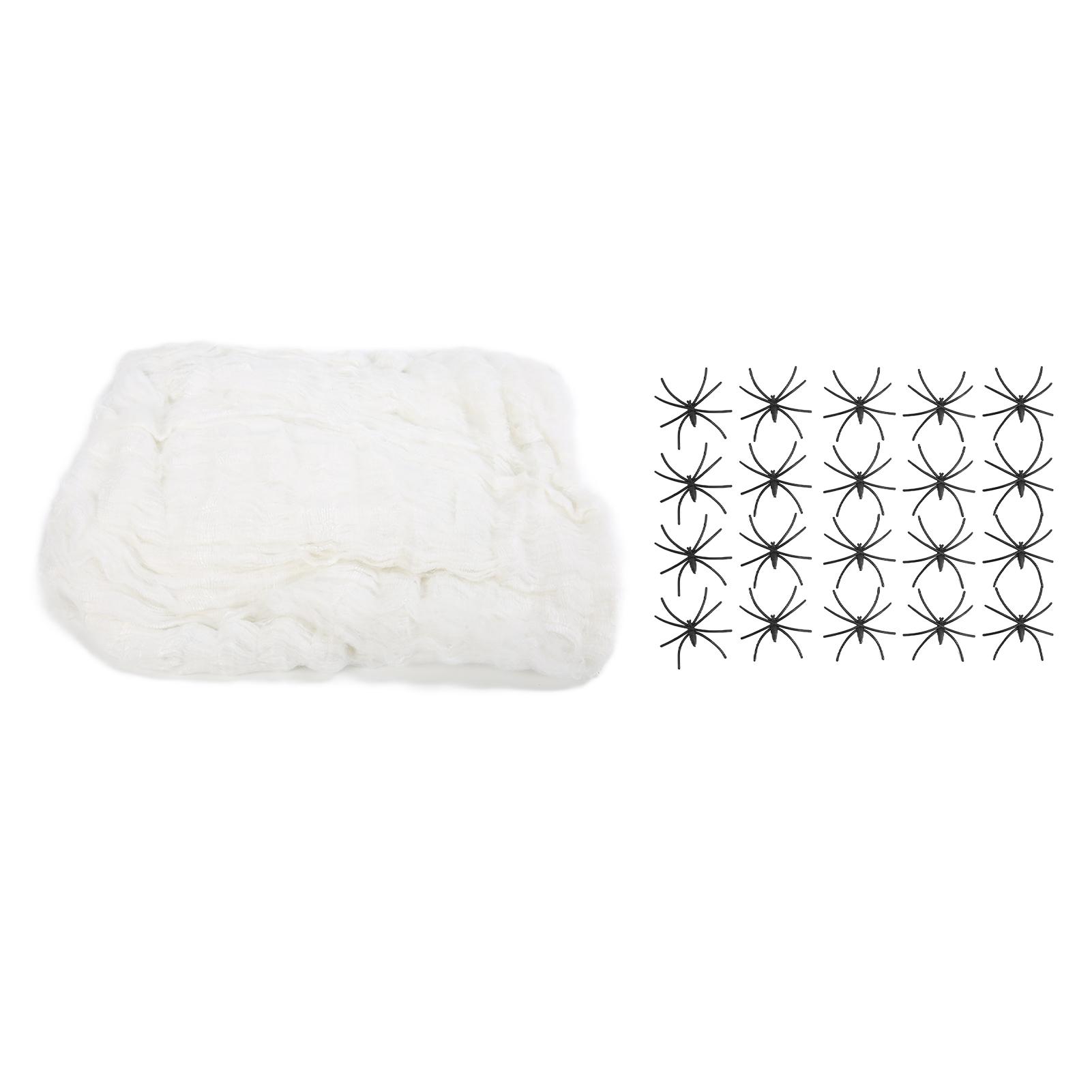 

200 г Хэллоуин Паутина-стрейч В помещении На улице Жуткая паутина с 40 шт. Искусственных пауков