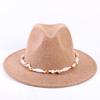 Popular European and American High-end Wool Top Hat, Men's and Women's Fashion Versatile Elegant Top Hat Jazz Hat