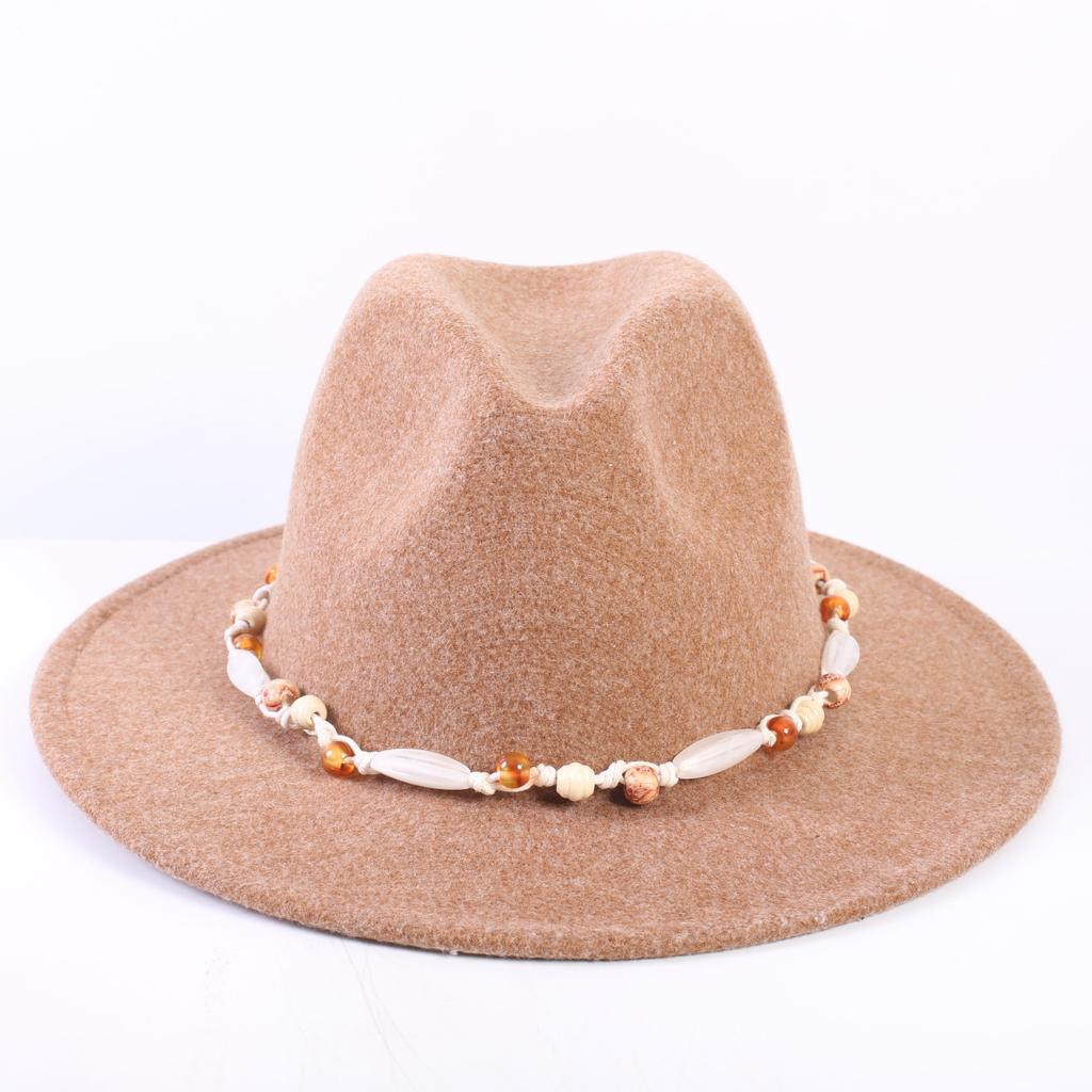 Popular European and American High-end Wool Top Hat, Men's and Women's Fashion Versatile Elegant Top Hat Jazz Hat