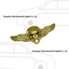 Oni Head Wings Skull Car Tail & Side Decal - Angel Wings Body Sticker