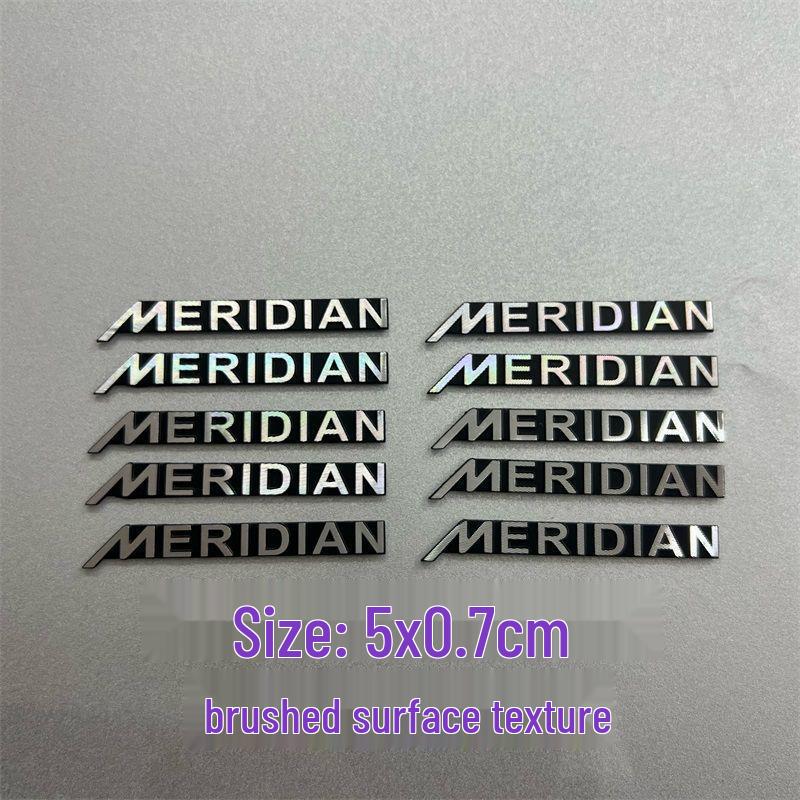 Dekorative Metallaufkleber für Auto-Audio-Lautsprecher von Bose, Harman Kardon, JBL.