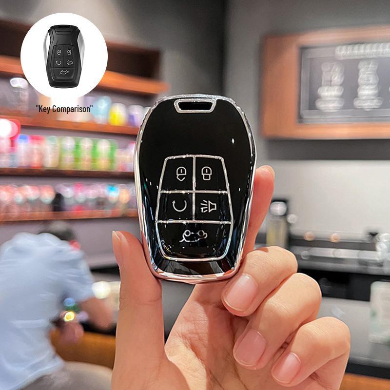 Car Key Cover for Southeast DX7 DX3 DX5 A5 Yi Wu - Protective Shell with Buckle