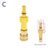 Hochdruckreiniger Schnellkupplung 1/4" zu Spritzlanze Lanze Bajonettadapter 1/4" Schnellverschlusskupplung für Kärcher
