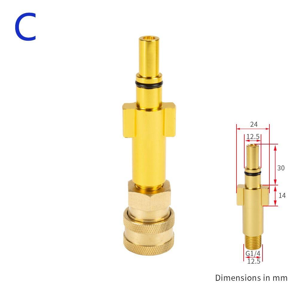 Hochdruckreiniger Schnellkupplung 1/4" zu Spritzlanze Lanze Bajonettadapter 1/4" Schnellverschlusskupplung für Kärcher