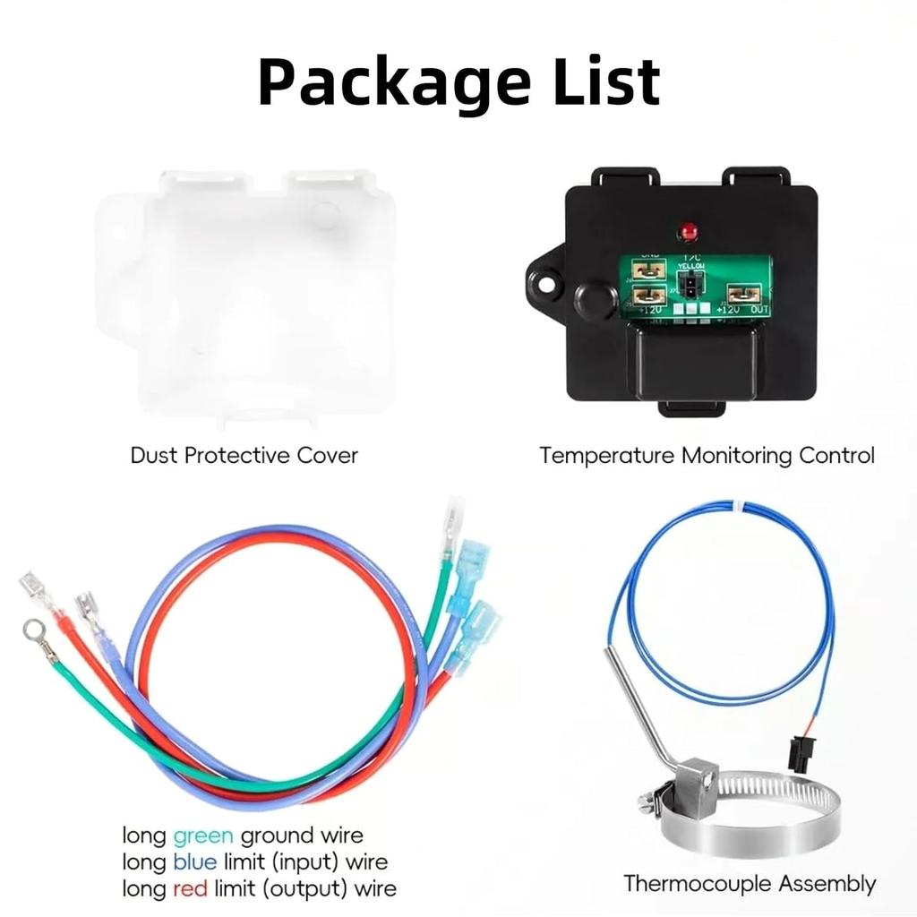 RV Refrigerator Temp Monitor Control Kit 637360 for Norcold 634677 634678 Accessory